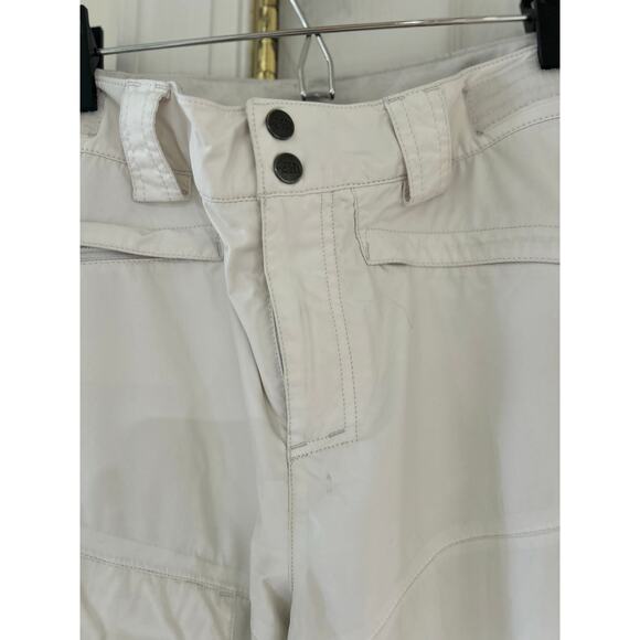 North Face Women's White Snow Ski Hiking Winter Outdoor Pants - Picture 2 of 10